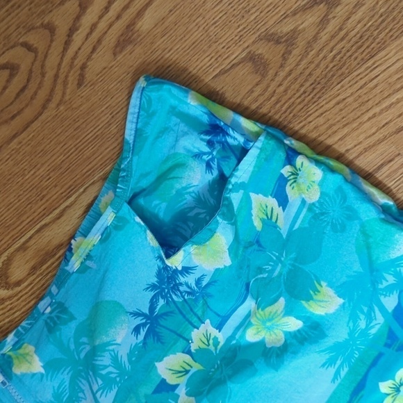 Catalina Swim Shorts Swim Bottoms Women's Plus Size 1X Floral Hawaiian Pockets - Picture 3 of 6